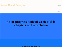 Tablet Screenshot of danielcerrejon.com